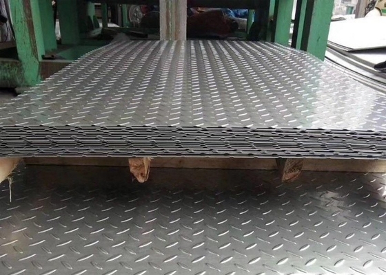 Aluminium Diamond Tread Plate Diamond Stair de 5 barres 1mm 4x8 3003 6061