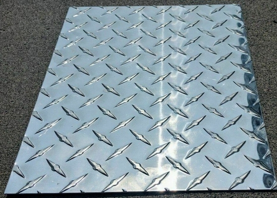 24 x 24 12x24 ont poli Diamond Plate Panels en aluminium 3003-H22 6061-T6
