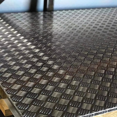 H24 adapté aux besoins du client Diamond Sheet Embossed Perforated en aluminium 1050 1100 3003