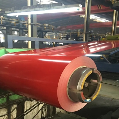 La couleur a enduit les bobines en acier de Galvalume de PPGL qu'AZ150 Aluzinc a enduit la largeur d'une première couche de peinture 762 900mm