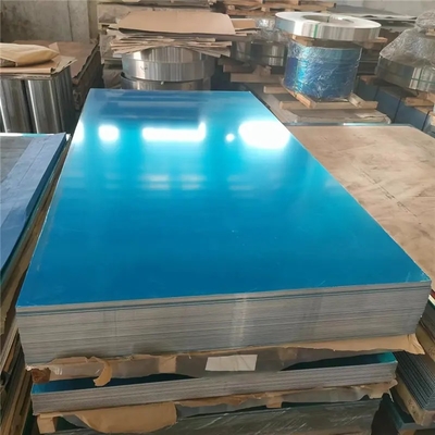 La feuille en aluminium plate supplémentaire de la coupe 6063 H112 pour des robots 0.4mm zinguent profondément 1250 largeurs