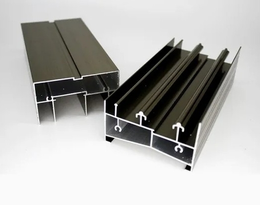 Profil d'extrusion en aluminium Épaisseur de paroi 0,8-1,4 mm Fenêtres et portes coulissantes