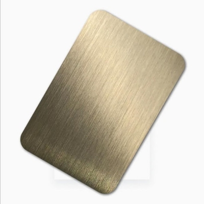 Plaque en acier inoxydable 304 304L 201 ASTM AISI de 1mm à 3mm d'épaisseur avec diverses surfaces pour la décoration