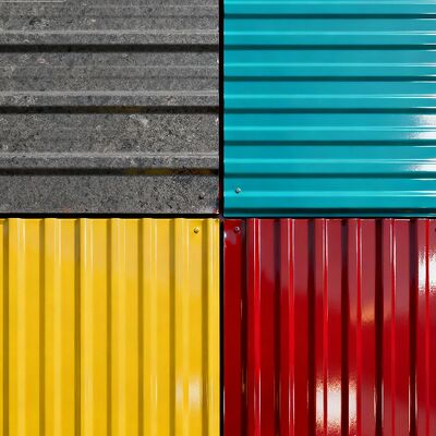 Tôles d'acier galvanisé prélaqué avec système de couleurs RAL